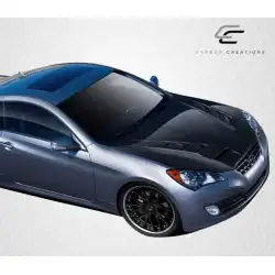 2010-2012 Hyundai Genesis Coupe 2DR DriTech RS-1 Hood - 1 Piece image - 4