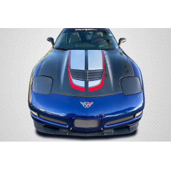 1997-2004 Chevrolet Corvette C5 Carbon Creations DriTech Stingray Z Hood- 1 Piece image - 1