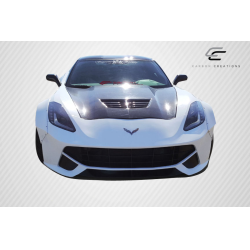 2014-2019 Chevrolet Corvette C7 Carbon Creations DriTech Z06 Look Hood- 1 Piece image - 3