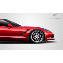 2014-2019 Chevrolet Corvette C7 Carbon Creations DriTech ZR-C Fender Flares - 4 Piece image - 3
