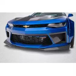 2016-2018 Chevrolet Camaro DriTech Grid Front Bumper Air Duct Extensions Add Ons Spat Extensions - 2 Piece image - 1