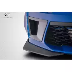 2016-2018 Chevrolet Camaro DriTech Grid Front Bumper Air Duct Extensions Add Ons Spat Extensions - 2 Piece image - 8