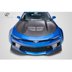 2016-2018 Chevrolet Camaro Carbon Creations DriTech Grid Front Bumper Air Duct Extensions Add Ons Spat Extensions - 2 Piece image - 8