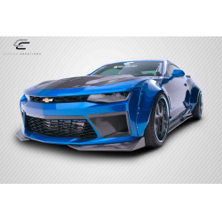 2016-2018 Chevrolet Camaro Carbon Creations DriTech Grid Front Bumper Air Duct Extensions Add Ons Spat Extensions - 2 Piece image - 6
