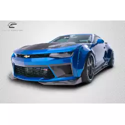 2016-2018 Chevrolet Camaro DriTech Grid Front Bumper Air Duct Extensions Add Ons Spat Extensions - 2 Piece image - 11