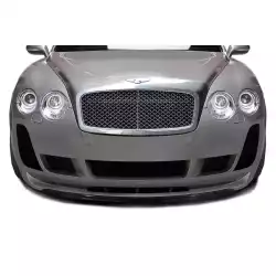 2003-2010 Bentley Continental GT GTC Carbon AF-2 Front Lip Spoiler ( CFP ) - 1 Piece ( Must be used with Carbon AF-2 Front Bumper) (S) image - 1