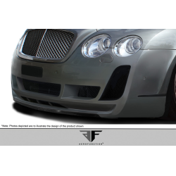 2003-2010 Bentley Continental GT GTC Carbon AF-2 Front Lip Spoiler ( CFP ) - 1 Piece ( Must be used with Carbon AF-2 Front Bumper) image - 2