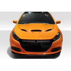 2013-2016 Dodge Dart Hellcat Look Hood - 1 Piece image - 1