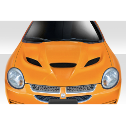 2000-2005 Dodge Neon Duraflex Hellcat Look Hood - 1 Piece image - 1
