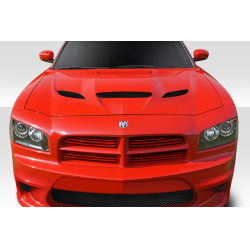 2006-2010 Dodge Charger Duraflex Hellcat Look Complete Kit - 5 Piece image - 6