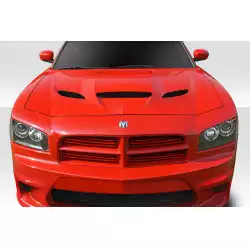 2006-2010 Dodge Charger Hellcat Look Hood - 1 Piece image - 1