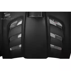 2005-2007 Dodge Magnum Viper Look Hood - 1 Piece image - 6