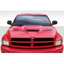 1994-2001 Dodge Ram Duraflex Hellcat Look Hood - 1 Piece image - 1