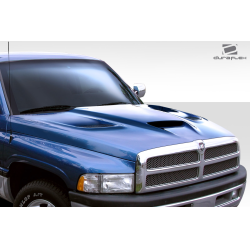 1994-2001 Dodge Ram Duraflex Hellcat Look Hood - 1 Piece image - 3
