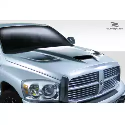 2002-2008 Dodge Ram Hellcat Look Hood - 1 Piece image - 7