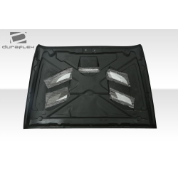 2007-2018 Jeep Wrangler Duraflex Viper Look Hood - 1 Piece image - 6