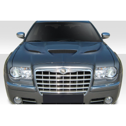 2005-2010 Chrysler 300 300c Duraflex Hellcat Look Hood - 1 Piece image - 1