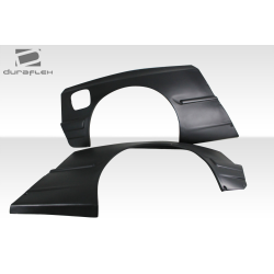 1984-1991 BMW 3 Series E30 Duraflex TKO Wide Body Rear Fender Flares 70mm - 2 Piece image - 4