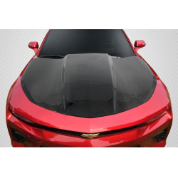 2016-2023 Chevrolet Camaro Carbon Creations DriTech Cowl Hood - 1 Piece image - 1