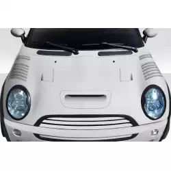 2002-2006 Mini Cooper / Cooper S R50 R53 2005-2008 Cooper convertible R52 Racer Hood - 1 Piece image - 1