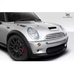 2002-2006 Mini Cooper / Cooper S R50 R53 2005-2008 Cooper convertible R52 Racer Hood - 1 Piece image - 8