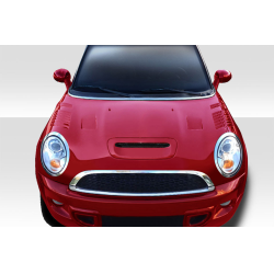2007-2013 Mini Cooper Hatchback R56 Clubman R55 2009-2015 Cooper convertible R57 2012-2015 Cooper Coupe / Roadster R58 R59 Duraflex Racer Hood - 1 Piece image - 1