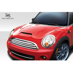 2007-2013 Mini Cooper Hatchback R56 Clubman R55 2009-2015 Cooper convertible R57 2012-2015 Cooper Coupe / Roadster R58 R59 Duraflex Racer Hood - 1 Piece image - 3