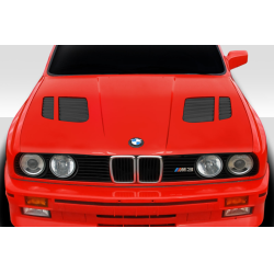 1984-1991 BMW 3 Series E30 Duraflex GTR Hood - 1 Piece image - 1