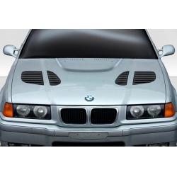 1992-1998 BMW 3 Series M3 E36 4DR Duraflex GTR Hood - 1 Piece image - 1