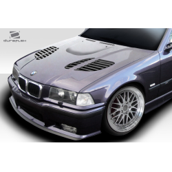 1992-1998 BMW 3 Series M3 E36 4DR Duraflex GTR Hood - 1 Piece image - 3