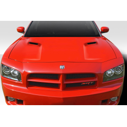 2006-2010 Dodge Charger Duraflex SRT2 Look Hood - 1 Piece image - 1