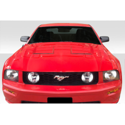 2005-2009 Ford Mustang Duraflex CVX Hood - 1 Piece image - 1