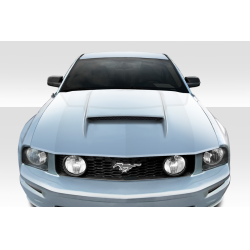2005-2009 Ford Mustang Duraflex CVX Version 2 Hood - 1 Piece image - 1