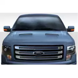 2009-2014 Ford F-150 Ram Air Hood - 1 Piece image - 1