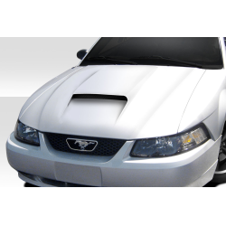 1999-2004 Ford Mustang Duraflex CVX Version 2 Hood - 1 Piece image - 3
