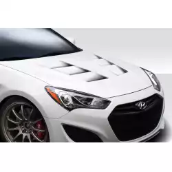 2013-2016 Hyundai Genesis Coupe 2DR TS-1 Hood - 1 Piece image - 8