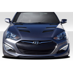 2013-2016 Hyundai Genesis Coupe 2DR Duraflex AM-S Hood - 1 Piece image - 1