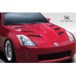 2003-2006 Nissan 350Z Z33 Duraflex AM-S Hood - 1 Piece image - 3