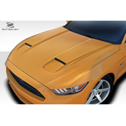 2015-2017 Ford Mustang Duraflex MK7 Look Hood - 1 Piece image - 3