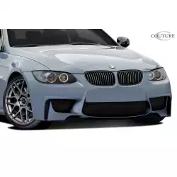 2007-2010 BMW 3 Series E92 2dr E93 Convertible Polyurethane 1M Look Front Bumper - 1 Piece image - 5