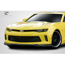 2016-2018 Chevrolet Camaro V6 Carbon Creations Arsenal Front Lip Spoiler - 3 Piece image - 2