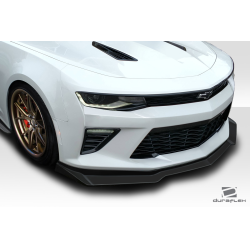 2016-2018 Chevrolet Camaro V8 Duraflex Arsenal Front Lip Spoiler - 3 Piece image - 3