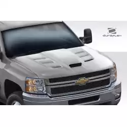 2007-2013 Chevrolet Silverado Viper Look Hood - 1 Piece image - 6