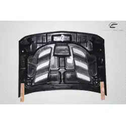 2007-2013 Chevrolet Silverado Viper Look Carbon Fiber Hood image - 4