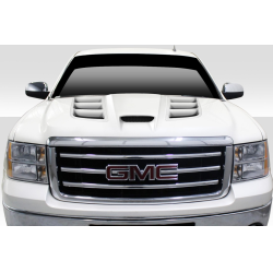 2007-2013 GMC Sierra 1500 2007-2010 Sierra 2500 Duraflex Viper Look Hood - 1 Piece image - 1