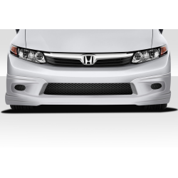 2012-2012 Honda Civic 4DR Duraflex Type M Front Lip Spoiler - 1 Piece image - 1