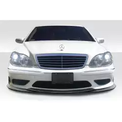 2003-2006 Mercedes S Class W220 L Sport Front Lip Spoiler - 1 Piece ( Amg models only) image - 1