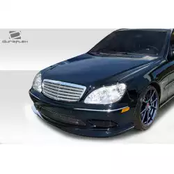 2003-2006 Mercedes S Class W220 L Sport Front Lip Spoiler - 1 Piece ( Amg models only) image - 7