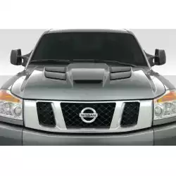 2004-2015 Nissan Titan / Armada Viper Look Hood - 1 Piece image - 1