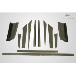 2015-2021 Subaru WRX STI Carbon Creations VRS Rear Diffuser - 13 Piece image - 6